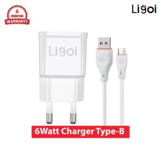 6Watt Charger & USB Cable White -LE120