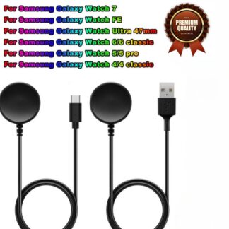 Watch Charger Cable Dock For Samsung Galaxy Watch 4 Classic For Samsung Watch 4 Active 2 USB Charging Adapter Cables 44mm 40mm