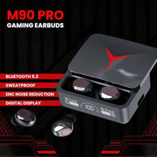M90 Pro Earbuds TWS Earphone Touch Control Wireless Bluetooth 5.2 Headphone with Enviroment Noice Cancellation - Bluetooth Headphone - Bluetooth Headphone - Air Buds - Tws