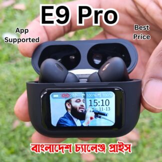 E9 Pro AirPods Touch with LED Display (ANC & ENC Apps Supported)