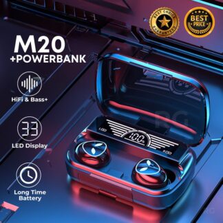 M20 TWS Earbuds HD Voice Electro Noise Cancelling Earphones