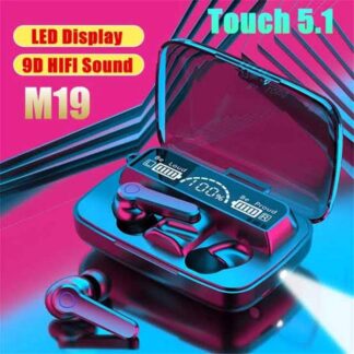 M19 TWS Bluetooth Earbuds Touch Control Wireless  Bluetooth Headphone Air Buds Tws
