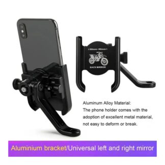 03-H2 High Quality Metal bike Mobile Holder Motorcycle Mobile Phone Bracket Mountain Bike Aluminum Alloy Mobile Phone Holder Mobile Stand