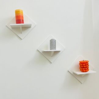 3 Pcs Self-Adhesive Wall Hanging Kite Flower Stand - Decorative Punch-Free Showpiece Holder for Home Decor