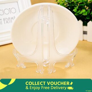 3 Inches Plastic Display Easels Plate Stand Holder for Pictures Home Wedding Decoration 12 Pieces Toys & Game