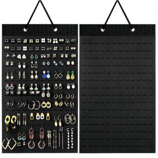 Wall Hanging Brooch Display Stand Felt Enamel Pin Badge Button Storage Holder Necklace Earring Hanging Organizer