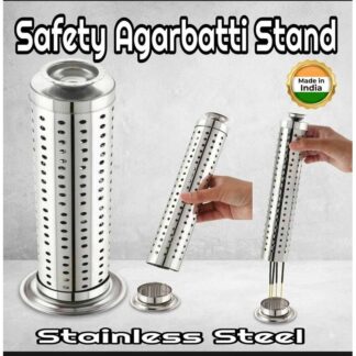 Agarbatti Stand Stainless Steel - Safety Incense Stick Holder - 1pcs