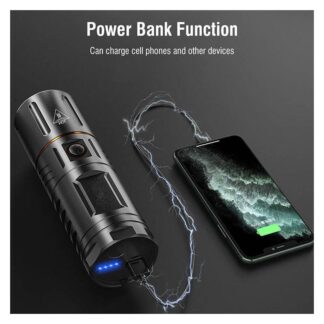 20000 mAh Japani Super Power Rechargeable Torch Light With Power Bank