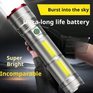 50000mAh Rechargeable LED Light with Power Bank โ Digital Display | Made in Japan
